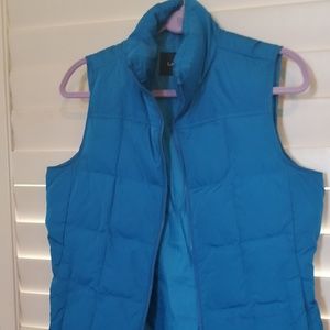 Land's End sleeveless puffy jacket